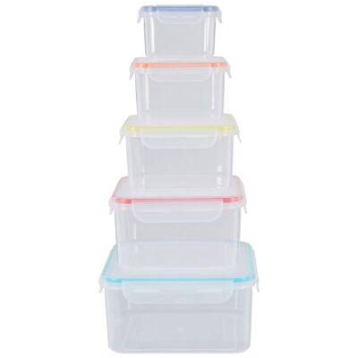 5pc Square Food Containers