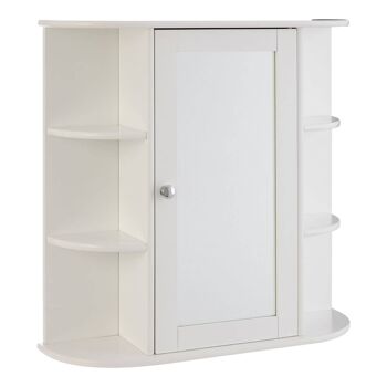 6 Shelves / Mirrored Door Bathroom Cabinet 3