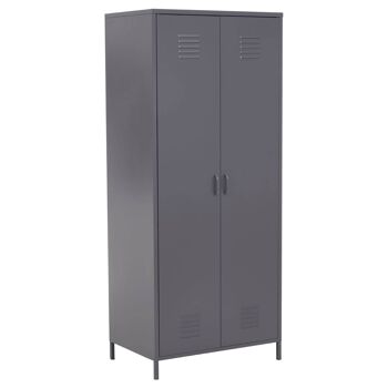 Academy Two Door Grey Wardrobe 4