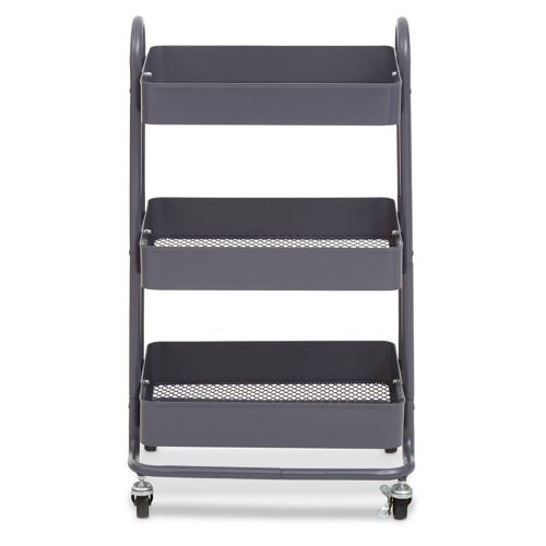 Acero Three Tier Grey Trolley