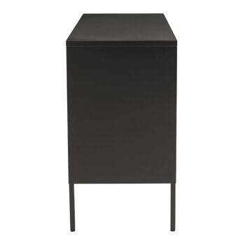 Acier Three Door Black Sideboard 10