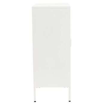 Acier Two Door White  Cabinet 10