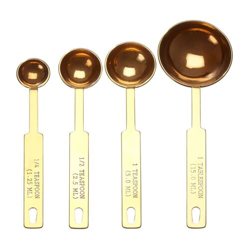 Alchemist Gold Finish Measuring Spoons