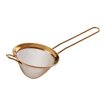 Alchemist Gold Finish Pointed Sieve 7