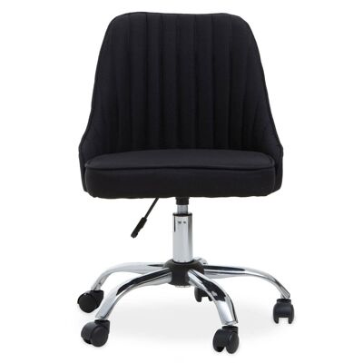 Alexi Black Fabric Office Chair
