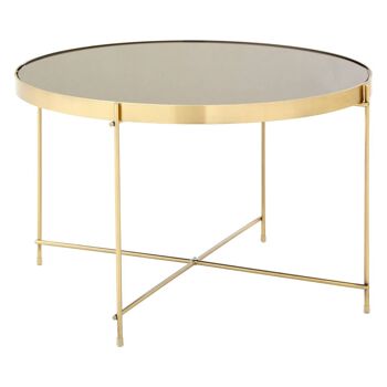 Allure Large Black Mirror Side Table 1