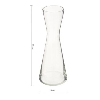 Ambra Clear Glass Carafe 3