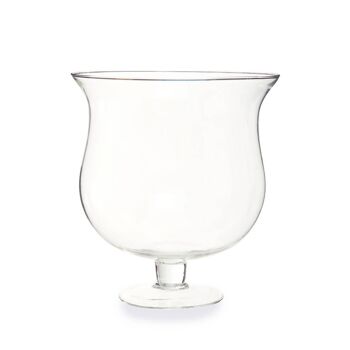 Ambra Clear Glass Cognac Vase 1