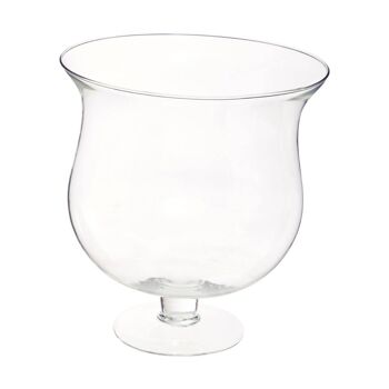 Ambra Clear Glass Cognac Vase 3