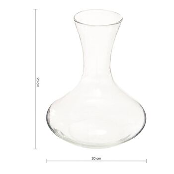 Ambra Clear Glass Decanter 8