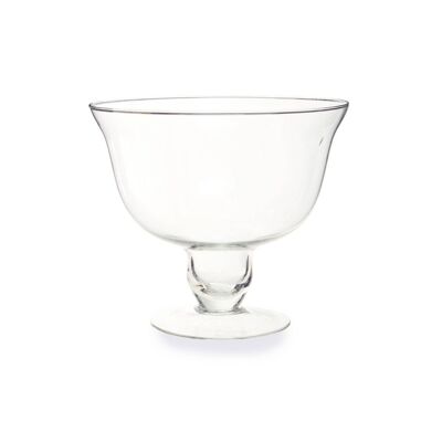 Ambra Clear Glass Tulip Bowl