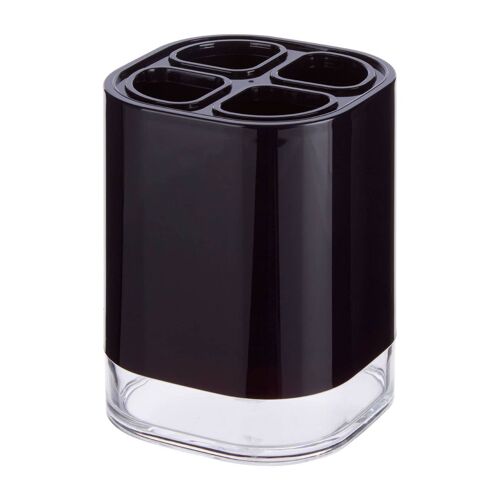 Ando Black Acrylic Toothbrush Holder