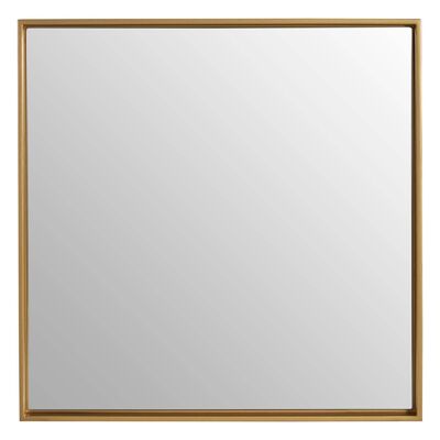 Ando Medium Square Gold Finish Wall Mirror