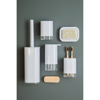 Ando White Acrylic Lotion Dispenser 4