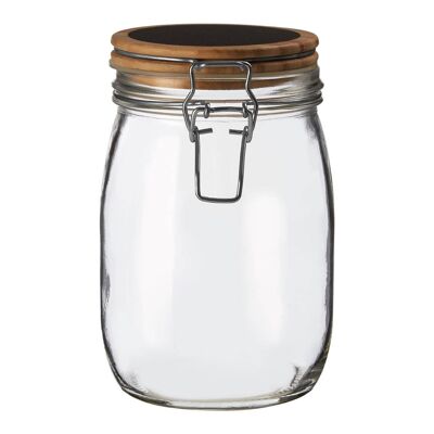 Appert Medium Storage Jar with Pine Wood Lid