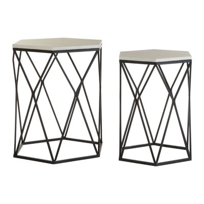 Arcana Hexagonal Side Tables - Set of 2