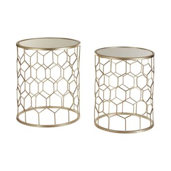 Arcana Honeycomb Side Tables - Set of 2 3