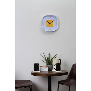 Arco Yellow Wall Clock 4