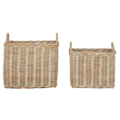 Argento Rattan Storage Baskets