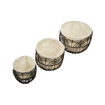 Arles Set of 3 Rattan Baskets 5