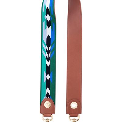 BANDOULIERE MAY PARIS - COLLEZIONE ALOES - FANTASIA INDIE - PELLE DI CAMMELLO - GIOIELLI IN ORO