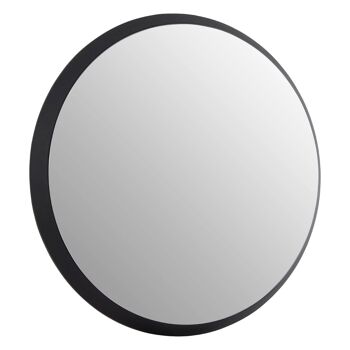 Athena Discus Small Black Wall Mirror 4