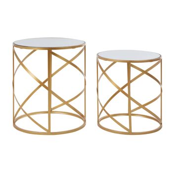 Avantis Set of 2 Loop Design Side Tables 1