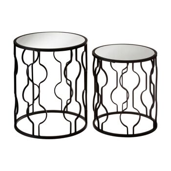 Avantis Set of 2 Table with Undulating Frames 1