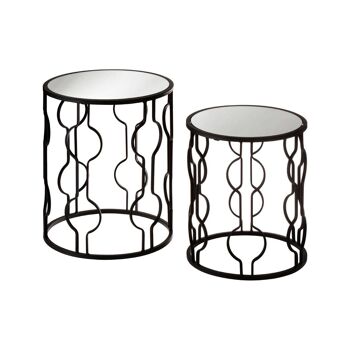 Avantis Set of 2 Table with Undulating Frames 3