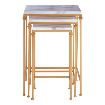 Avantis Set of 3 Square Side Tables 6