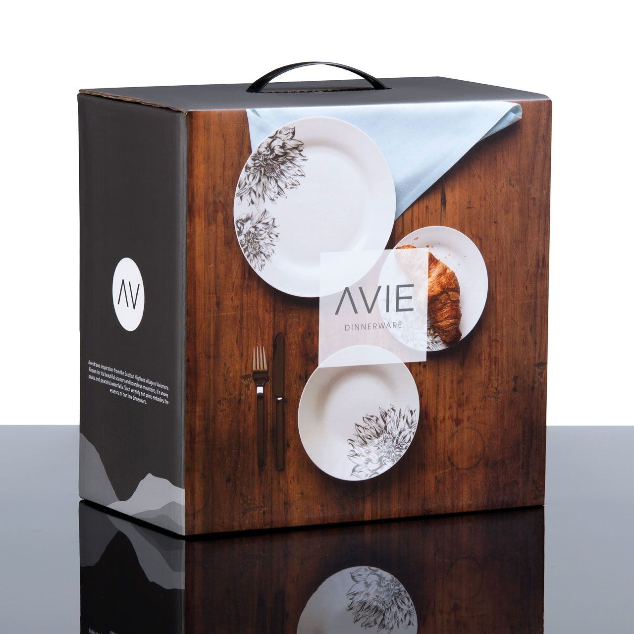 Servizio da tavola botanico da 12 pezzi Avie