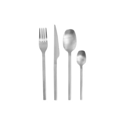 Avie 16pc Matte Finish Cutlery Set