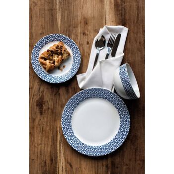 Avie Casablanca Blue Dinner Set (MOB) 8