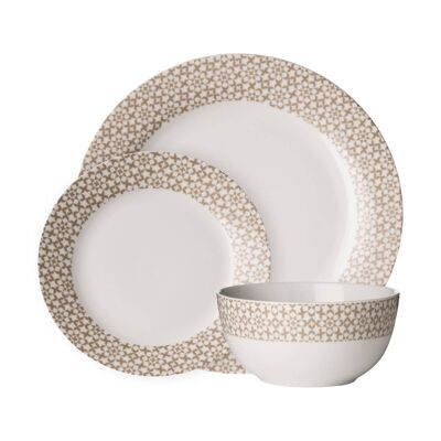 Avie Casablanca Natural Dinner Set (MOB)