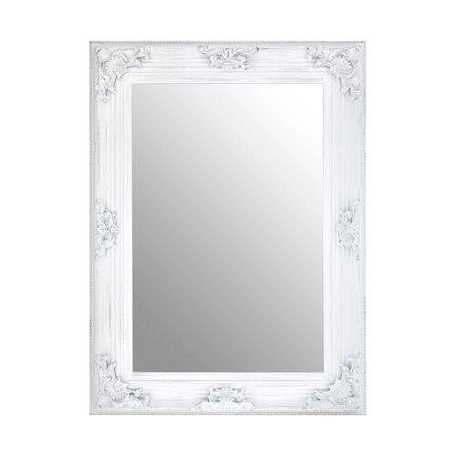 Baroque Antique White Wall Mirror