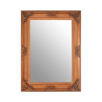 Baroque Rectangle Gold Wall Mirror 6