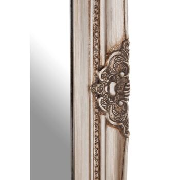 Baroque Rectangular Grey Wall Mirror 5