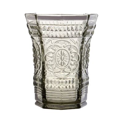 Baroque Smoked Glass Tumbler