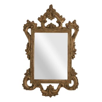 Baroque Style Antique Finish Wall Mirror 1