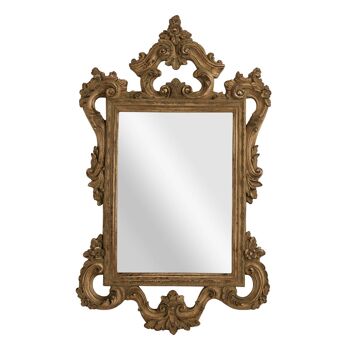 Baroque Style Antique Finish Wall Mirror 5