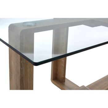 Barton Clear Tempered Glass Dining Table 5