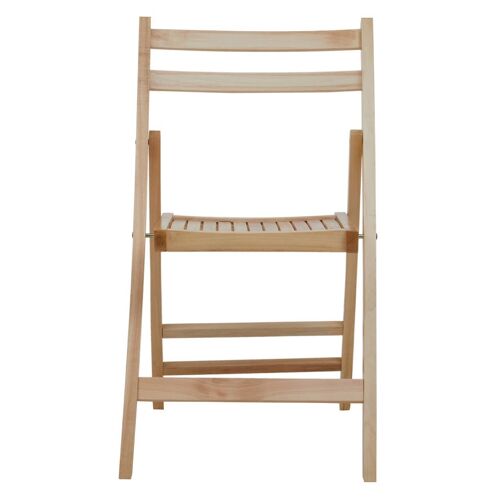 Beauport Natural Finish Folding Chair