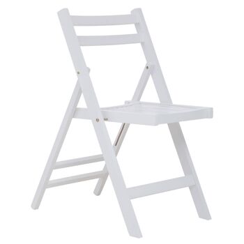 Beauport White Folding Chair 3