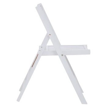 Beauport White Folding Chair 4