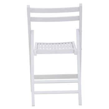 Beauport White Folding Chair 5