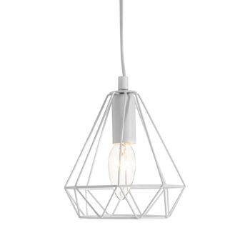 Beli White Metal Wire Pendant Light 2