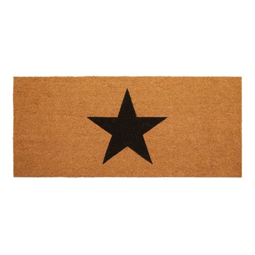 Big Black Star Doormat