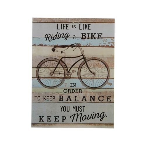 Bike Wall Plaque