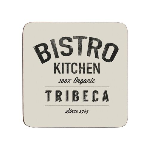 Bistro Coasters - Set of 4