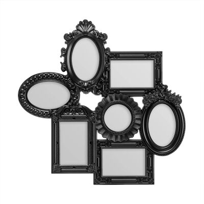 Black Classical 7 Photo Frame